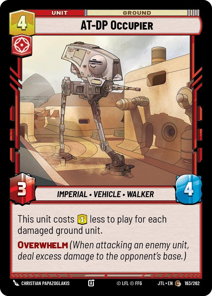 Image for AT-DP Occupier (163/262) (JTL) - Star Wars: Unlimited