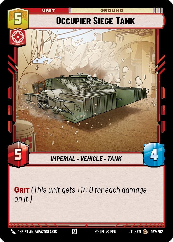 Image for Occupier Siege Tank (167/262) (JTL) - Star Wars: Unlimited