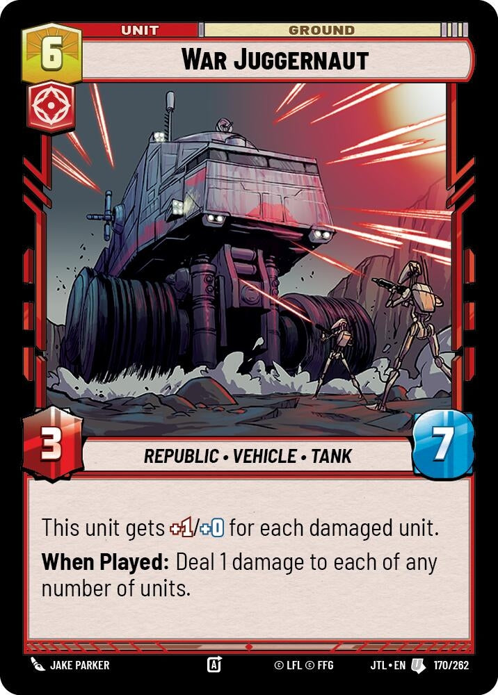 Image for War Juggernaut (170/262) (JTL) - Star Wars: Unlimited