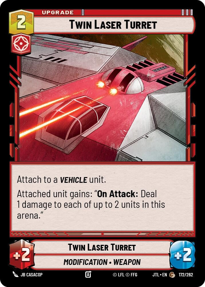 Image for Twin Laser Turret (172/262) (JTL) - Star Wars: Unlimited