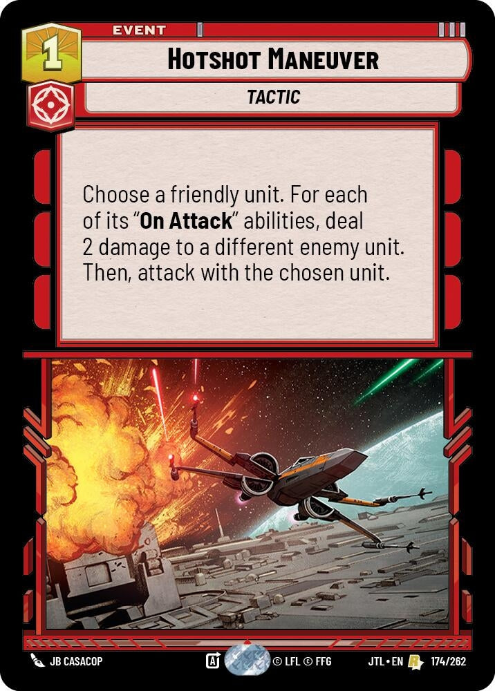 Image for Hotshot Maneuver (174/262) (JTL) - Star Wars: Unlimited
