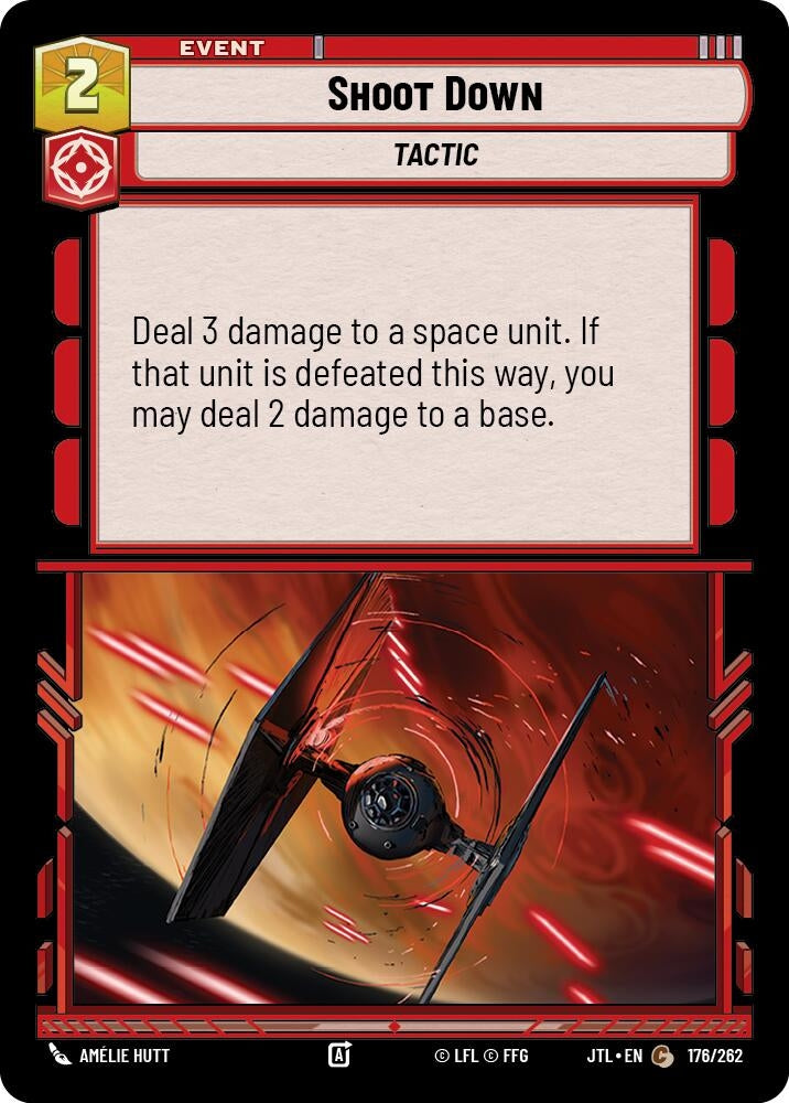 Image for Shoot Down (176/262) (JTL) - Star Wars: Unlimited