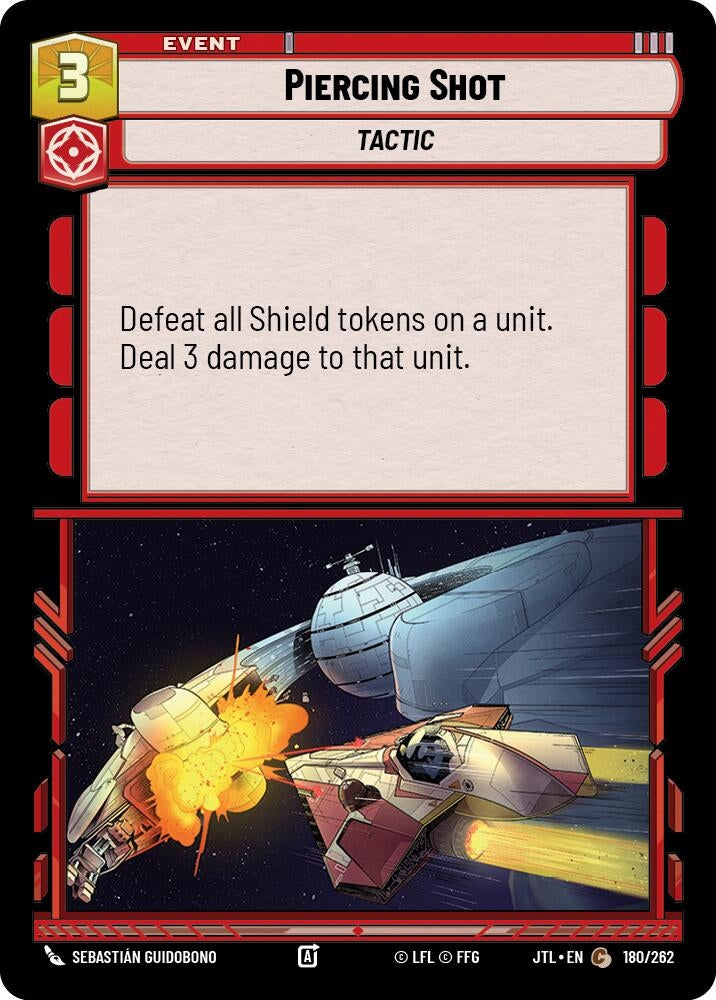 Image for Piercing Shot (180/262) (JTL) - Star Wars: Unlimited