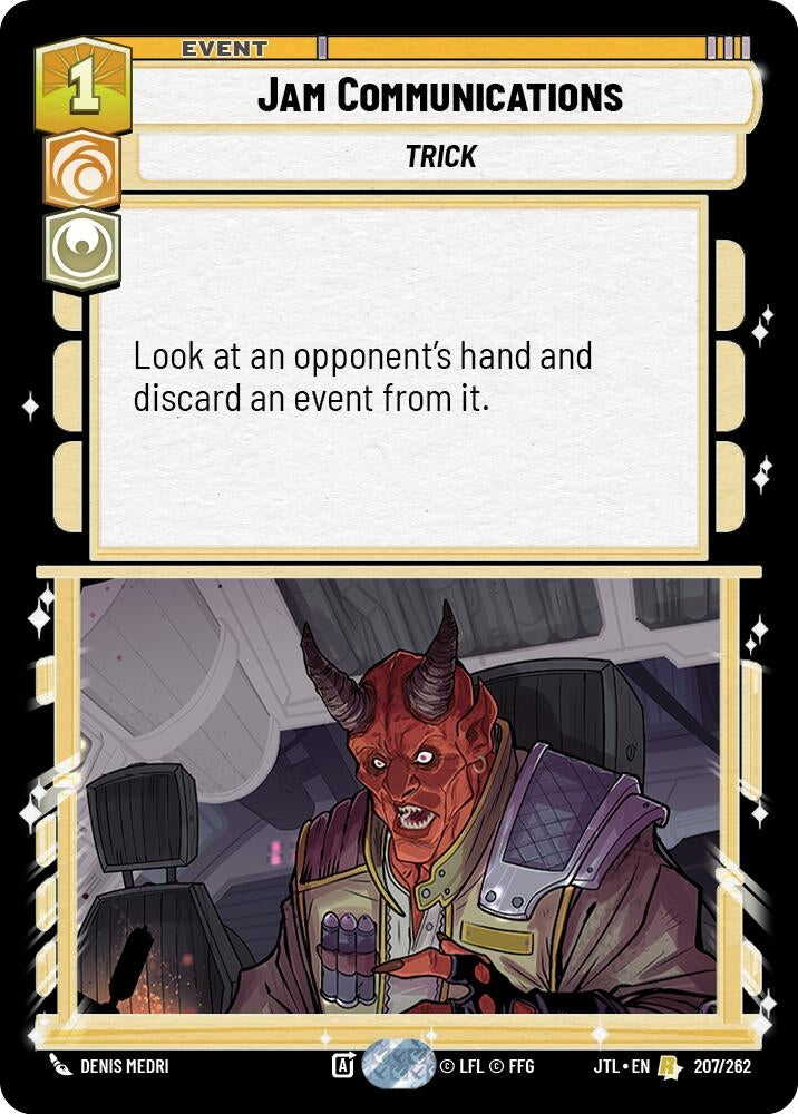 Image for Jam Communications (207/262) (JTL) - Star Wars: Unlimited