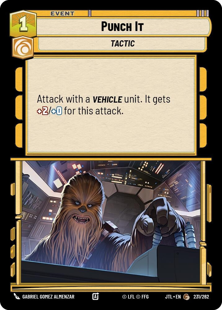 Image for Punch It (231/262) (JTL) - Star Wars: Unlimited