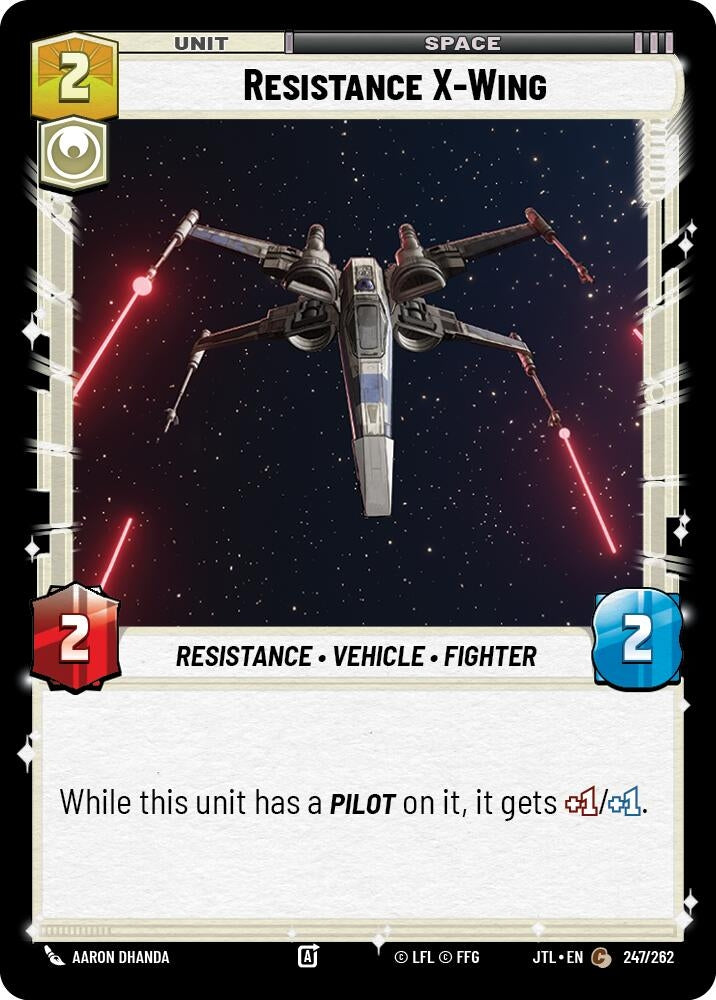 Resistance X-Wing (247/262) (JTL)