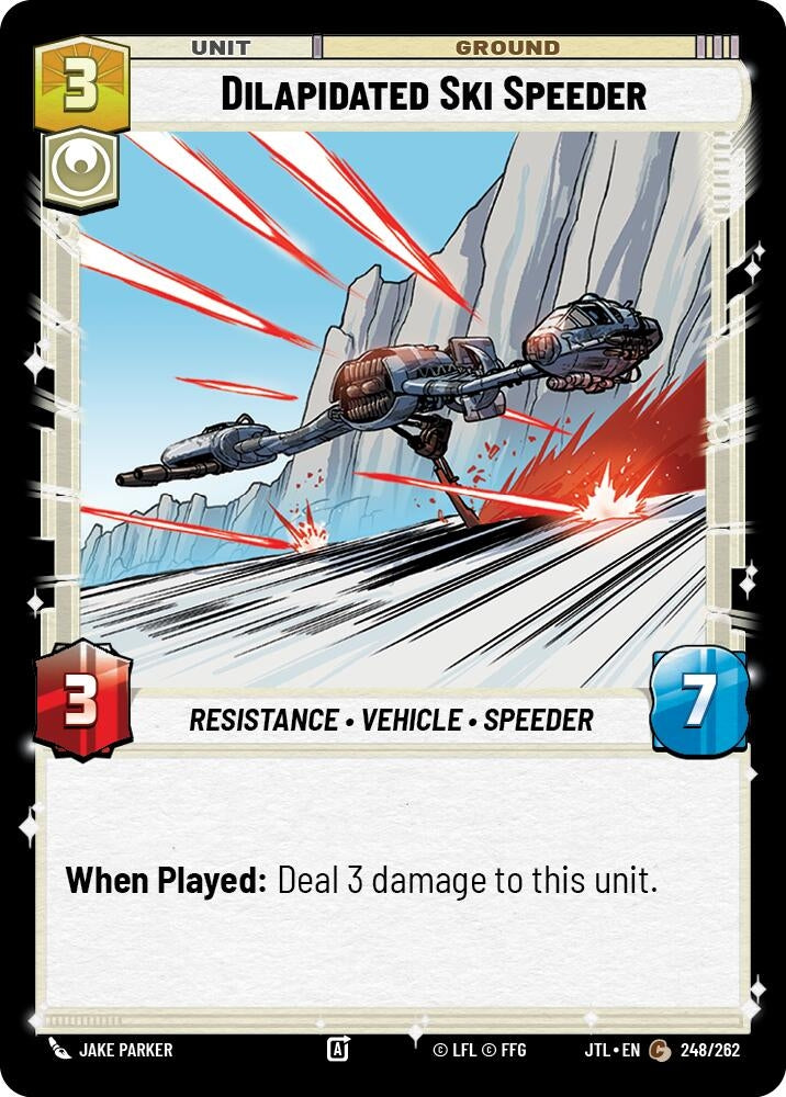 Dilapidated Ski Speeder (248/262) (JTL)