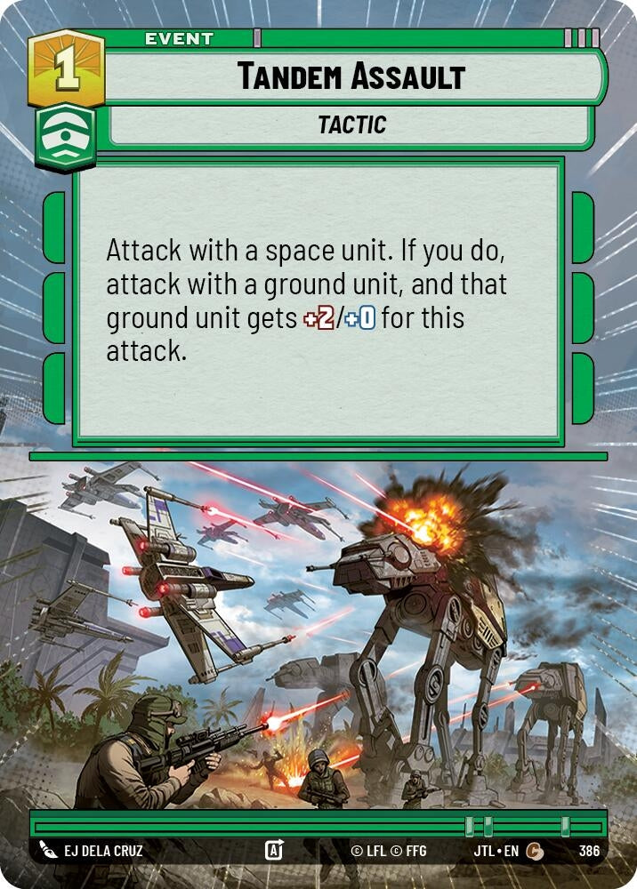 Image for Tandem Assault (Hyperspace) (386) (JTL) - Star Wars: Unlimited