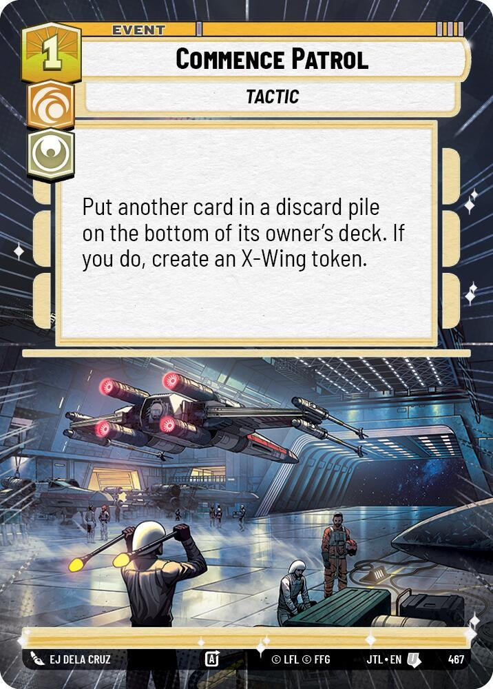 Image for Commence Patrol (Hyperspace) (467) (JTL) - Star Wars: Unlimited