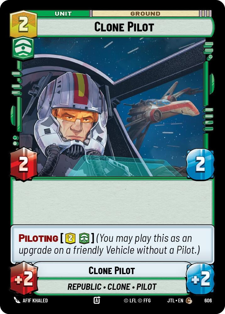 Image for Clone Pilot (Foil) (606) (JTL) - Star Wars: Unlimited