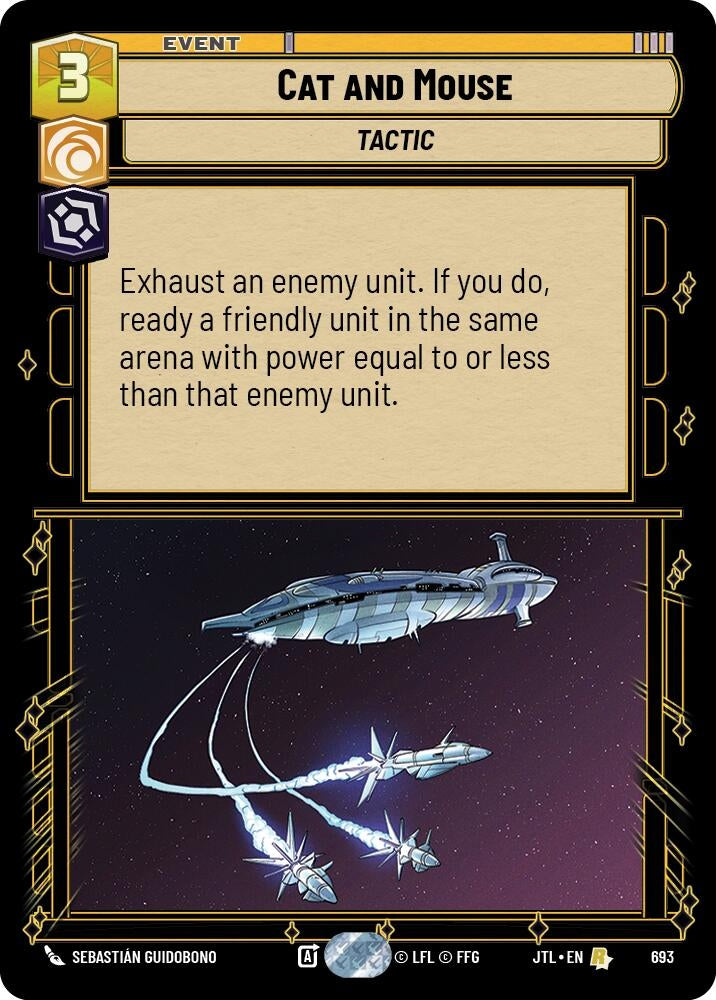 Image for Cat and Mouse (Foil) (693) (JTL) - Star Wars: Unlimited