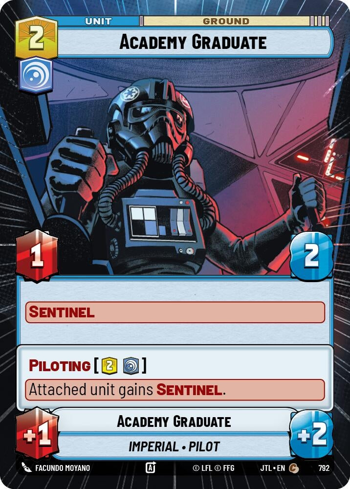 Image for Academy Graduate (Hyperspace Foil) (792) (JTL) - Star Wars: Unlimited