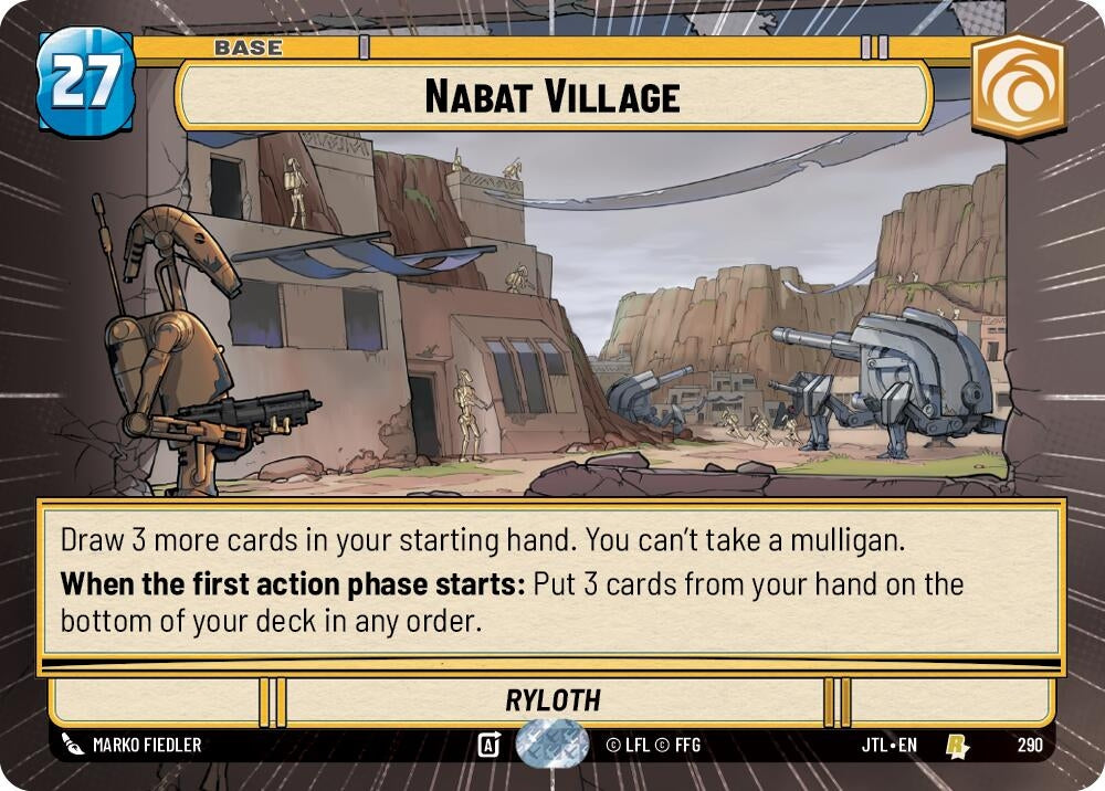 Image for Nabat Village (Hyperspace) (290) (JTL) - Star Wars: Unlimited