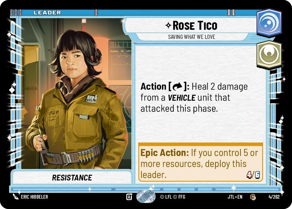 Image for Rose Tico - Saving What We Love (004/262) (JTL) - Star Wars: Unlimited
