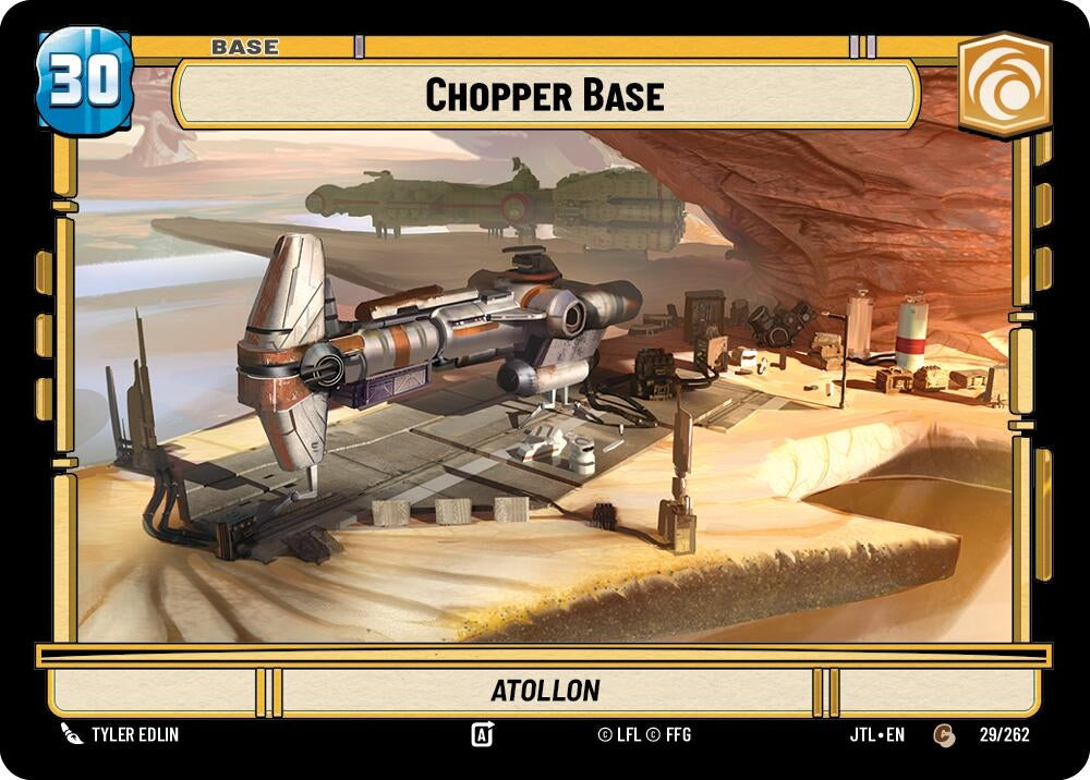 Image for Chopper Base // TIE Fighter (029/262 // T01/T04) (JTL) - Star Wars: Unlimited