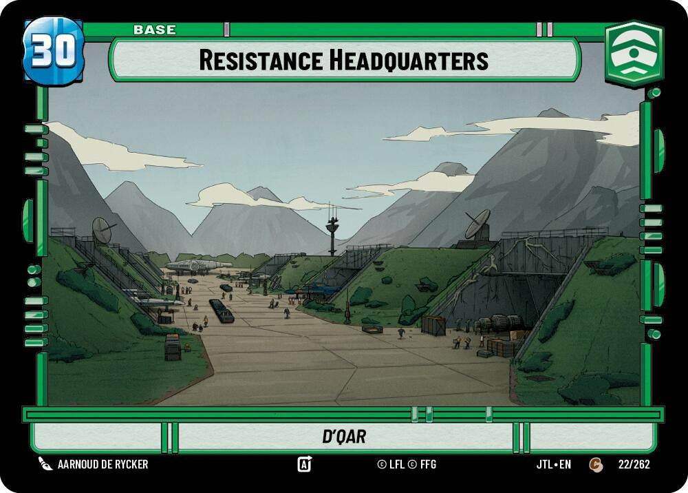 Image for Resistance Headquarters // X-Wing (022/262 // T02/T04) (JTL) - Star Wars: Unlimited