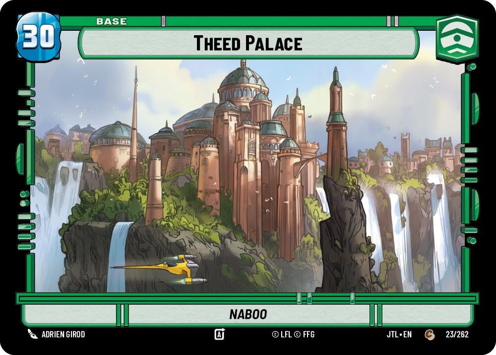 Image for Theed Palace // Experience (023/262 // T03/T04) (JTL) - Star Wars: Unlimited