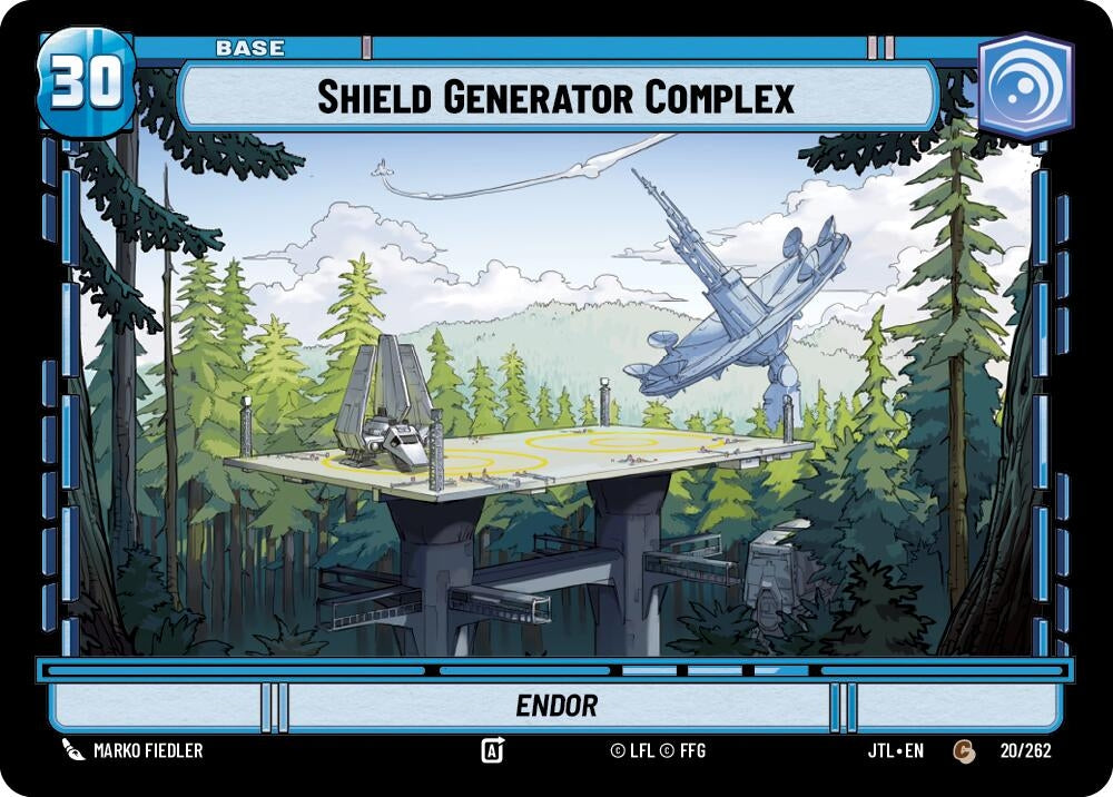 Image for Shield Generator Complex // X-Wing (020/262 // T02/T04) (JTL) - Star Wars: Unlimited
