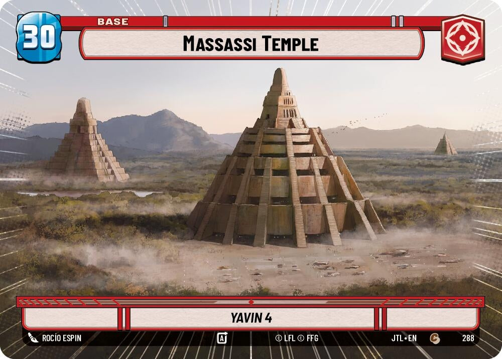 Image for Massassi Temple // TIE Fighter (Hyperspace) (288 // T05) (JTL) - Star Wars: Unlimited