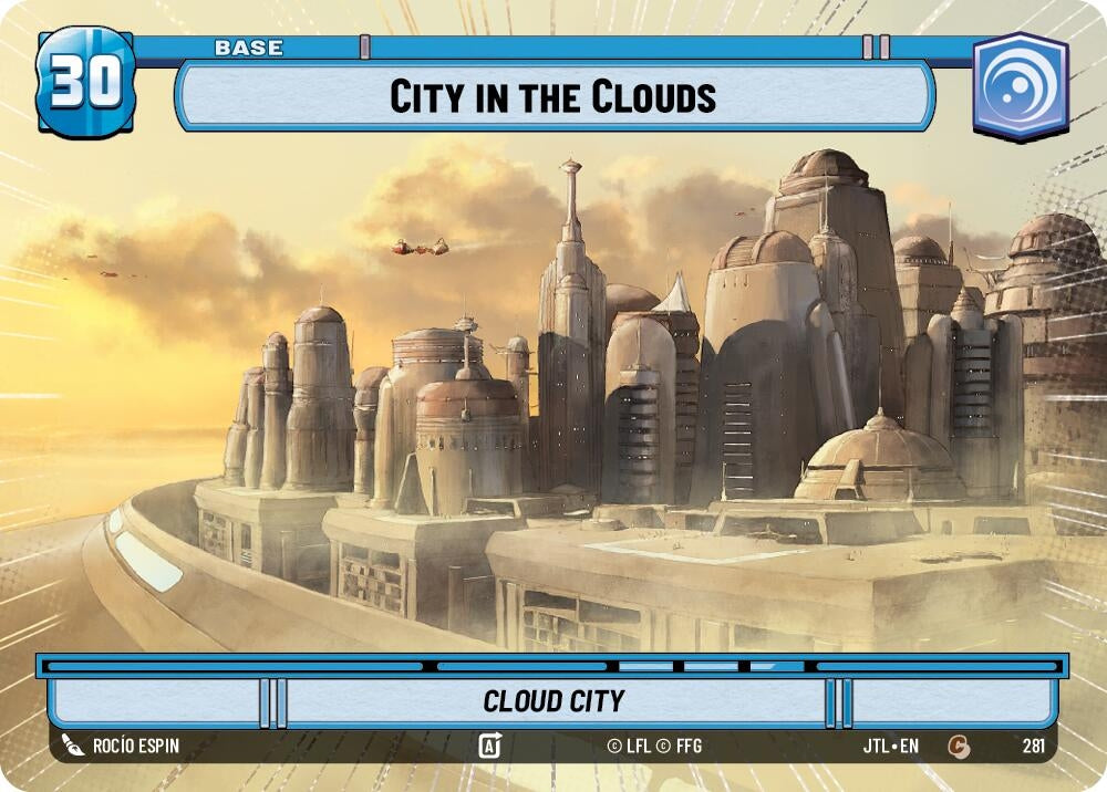 Image for City in the Clouds // X-Wing (Hyperspace) (281 // T06) (JTL) - Star Wars: Unlimited