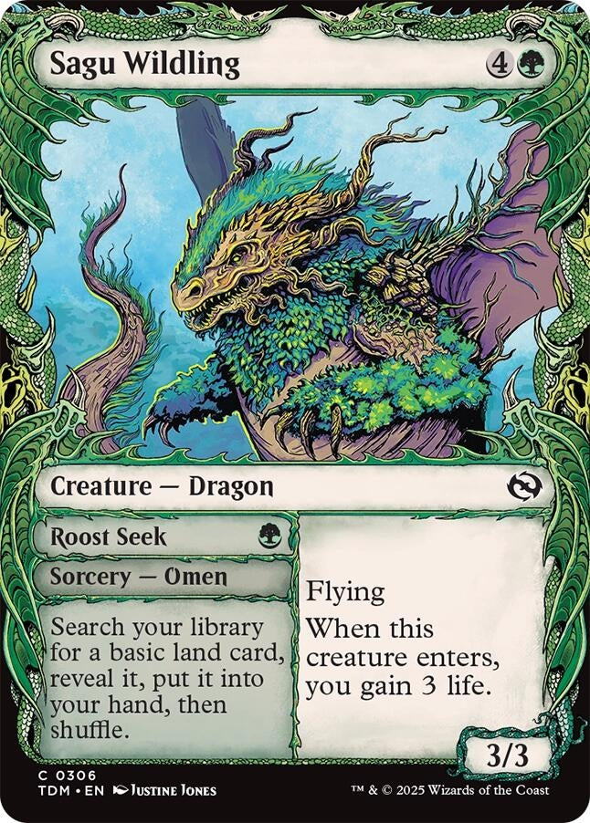 Image for Sagu Wildling (Showcase) (306) (TDM) - Magic: The Gathering
