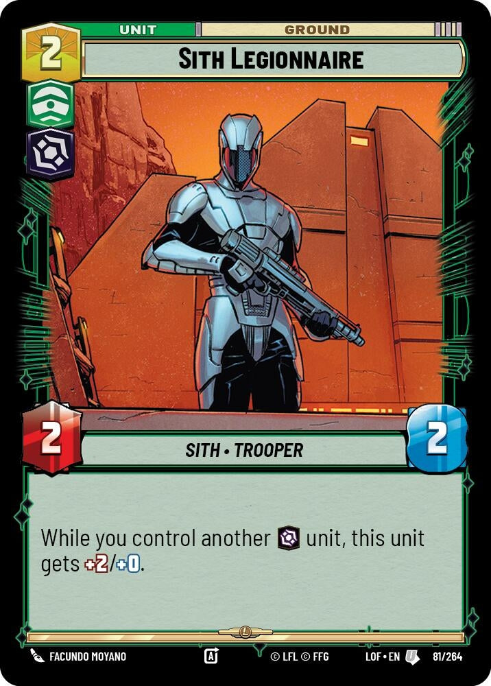 Image for Sith Legionnaire (081/264) (LOF) - Star Wars: Unlimited