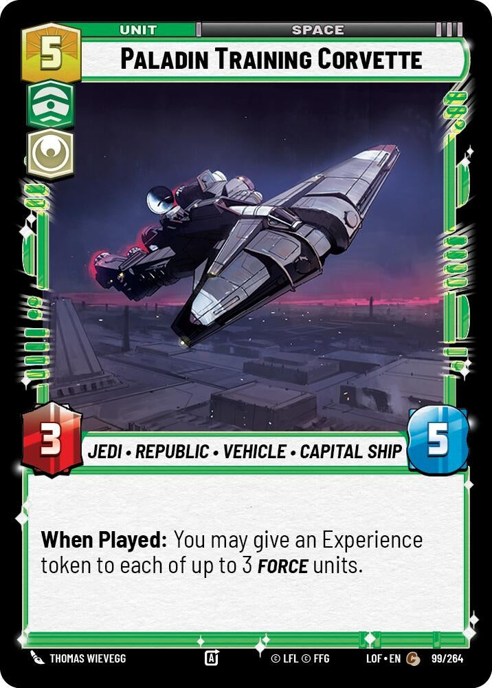 Paladin Training Corvette (099/264) (LOF)