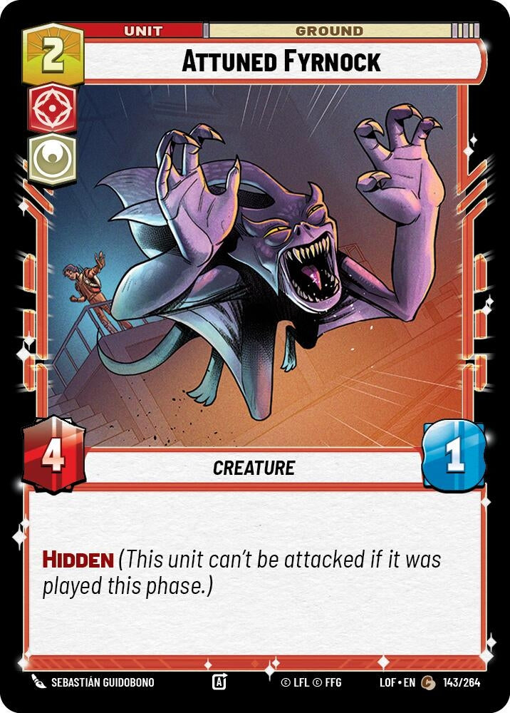 Attuned Fyrnock (143/264) (LOF)