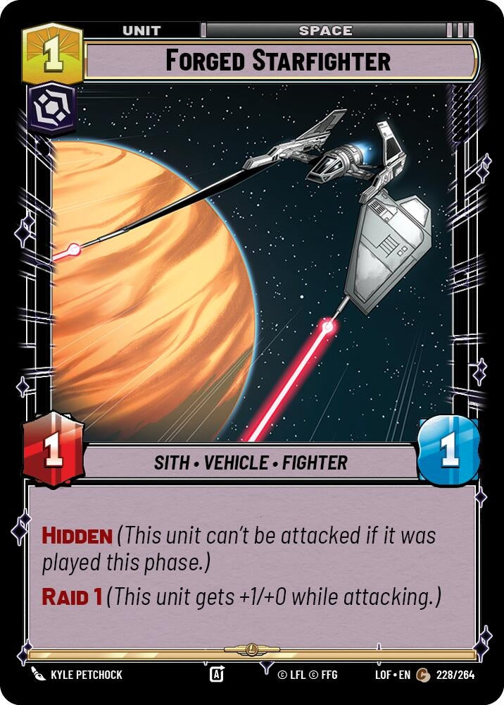 Forged Starfighter (228/264) (LOF)