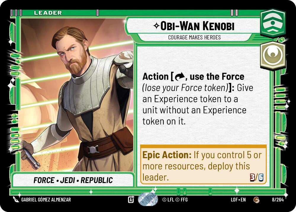 Obi-Wan Kenobi - Courage Makes Heroes (008/264) (LOF)