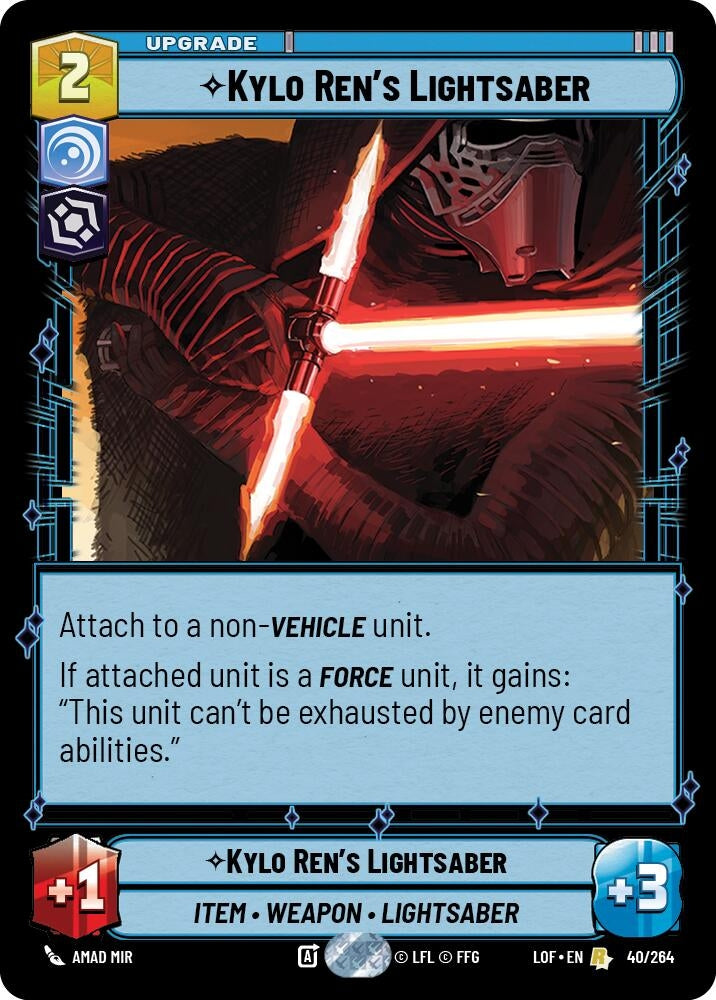 Kylo Ren's Lightsaber (040/264) (LOF)
