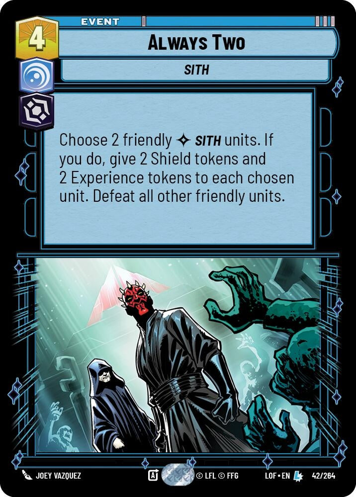 Image for Always Two (042/264) (LOF) - Star Wars: Unlimited