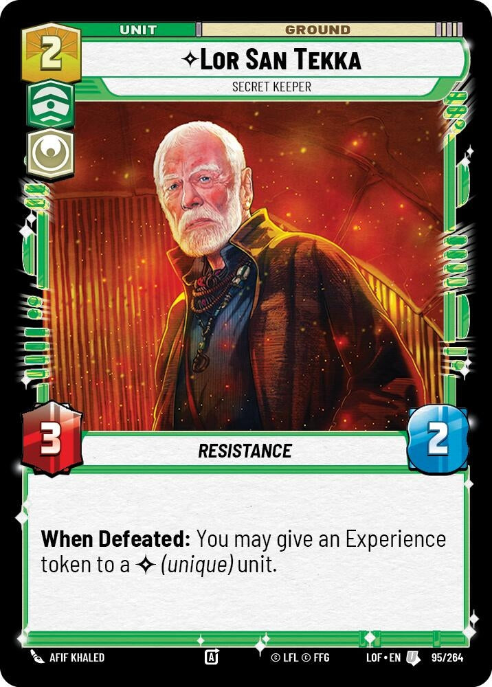 Lor San Tekka - Secret Keeper (095/264) (LOF)