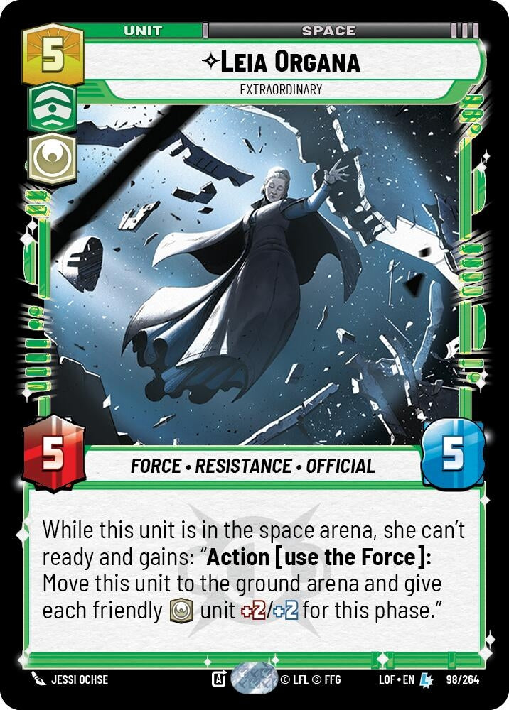 Image for Leia Organa - Extraordinary (098/264) (LOF) - Star Wars: Unlimited