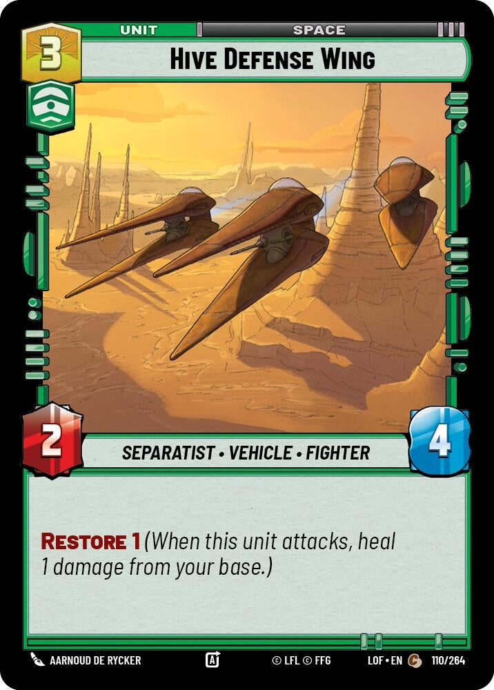 Hive Defense Wing (110/264) (LOF)