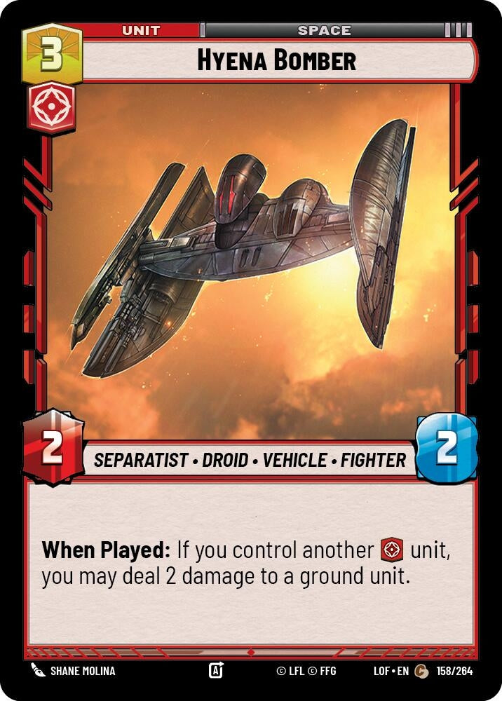 Hyena Bomber (158/264) (LOF)