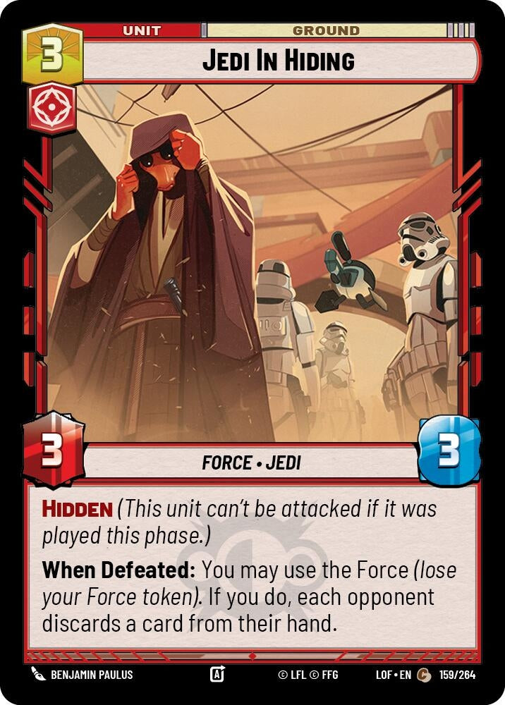 Jedi In Hiding (159/264) (LOF)