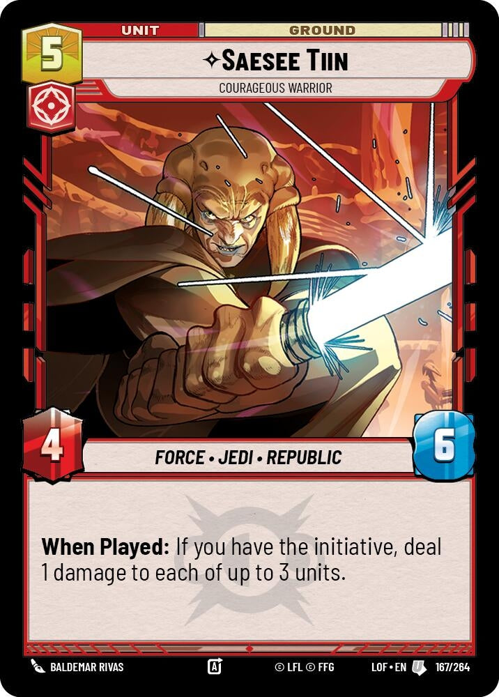 Saesee Tiin - Courageous Warrior (167/264) (LOF)