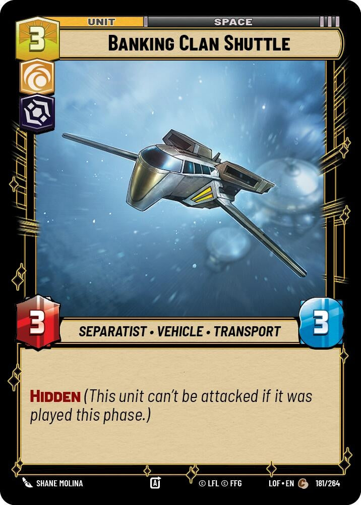 Banking Clan Shuttle (181/264) (LOF)