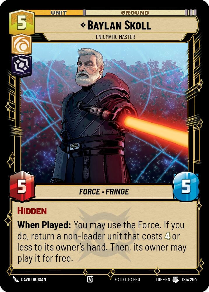 Baylan Skoll - Enigmatic Master (185/264) (LOF)