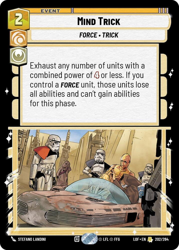 Image for Mind Trick (202/264) (LOF) - Star Wars: Unlimited