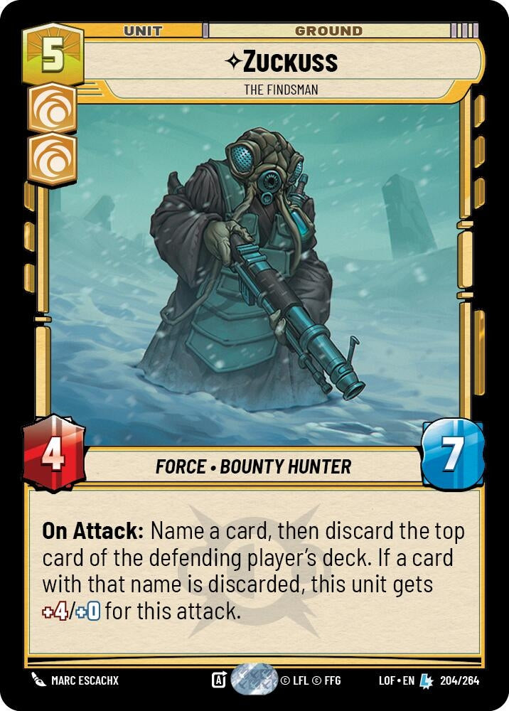 Image for Zuckuss - The Findsman (204/264) (LOF) - Star Wars: Unlimited