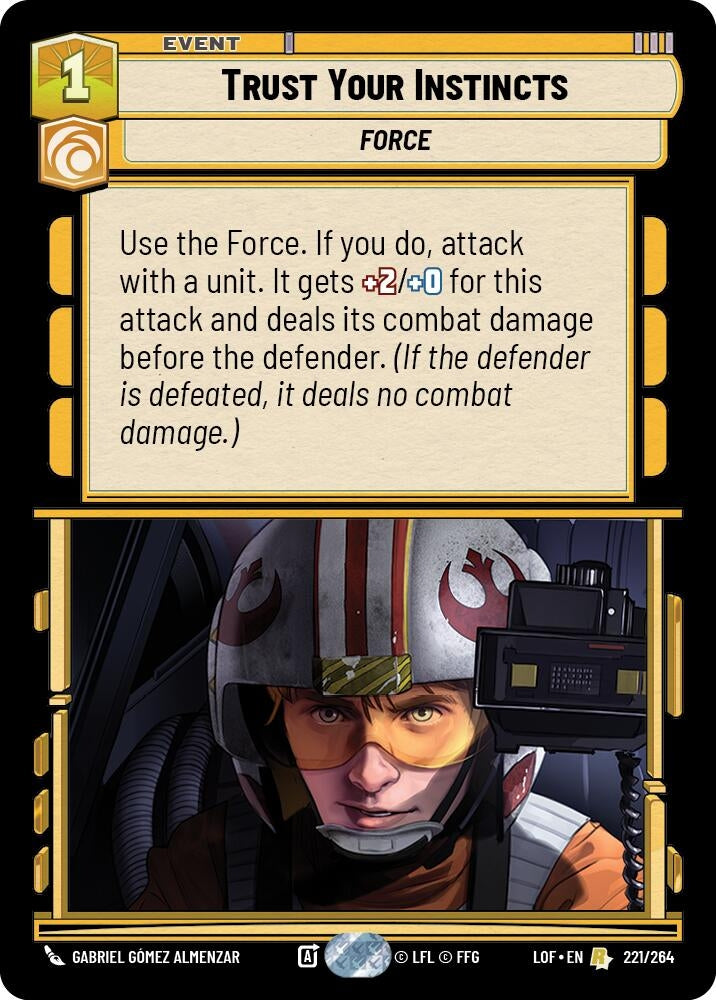 Image for Trust Your Instincts (221/264) (LOF) - Star Wars: Unlimited