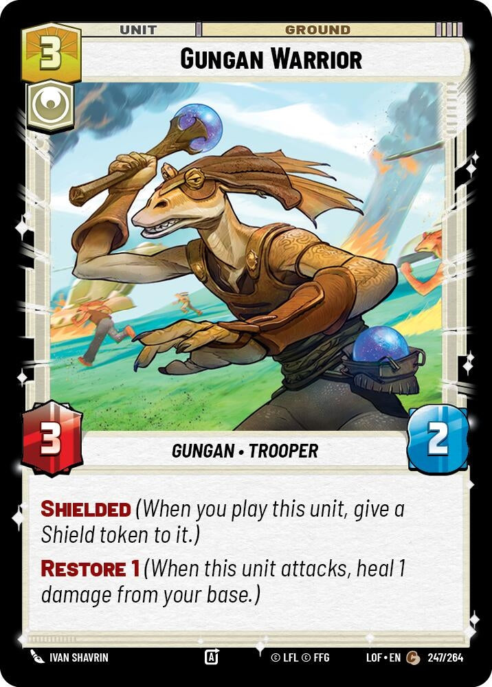 Gungan Warrior (247/264) (LOF)