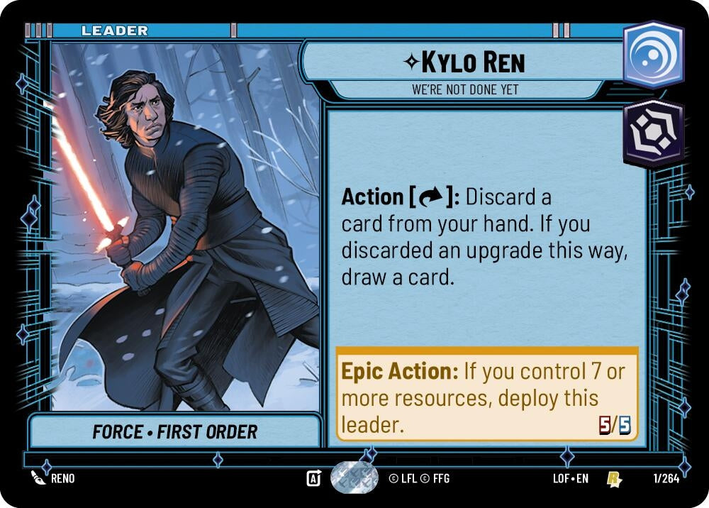 Kylo Ren - We're Not Done Yet (001/264) (LOF)