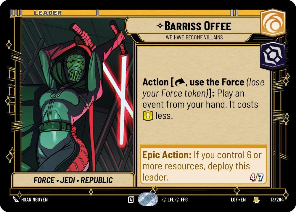 Barriss Offee - We Have Become Villains (013/264) (LOF)