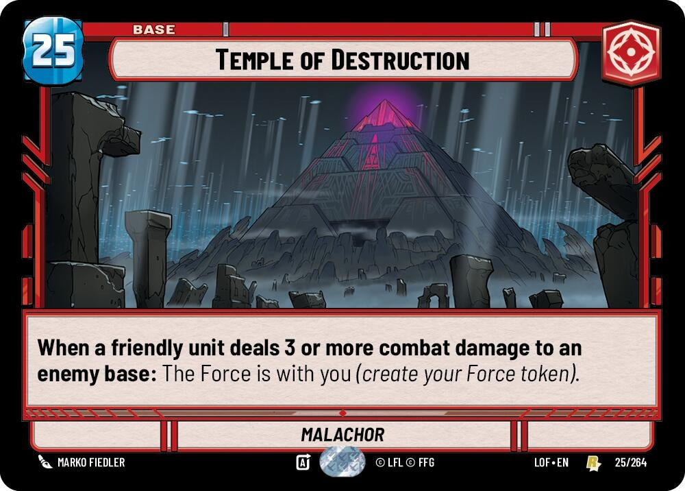 Image for Temple of Destruction (025/264) (LOF) - Star Wars: Unlimited