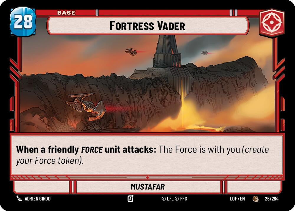 Fortress Vader // Shield (026/264 // T02/T03) (LOF)
