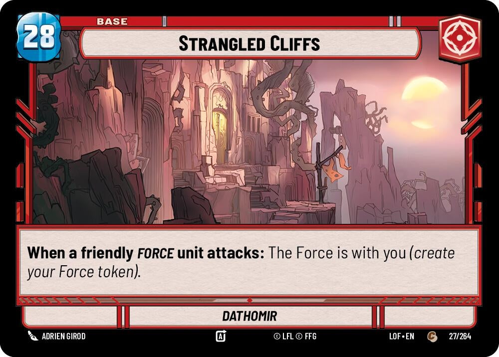Strangled Cliffs // Shield (027/264 // T02/T03) (LOF)