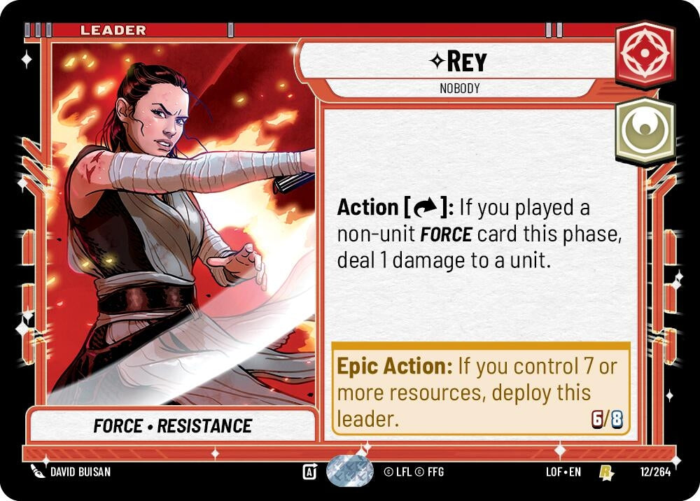 Image for Rey - Nobody (012/264) (LOF) - Star Wars: Unlimited